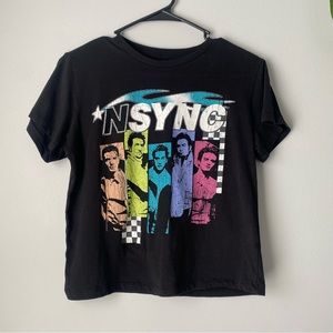 *NSYNC Crop TShirt Women’s Size Medium
